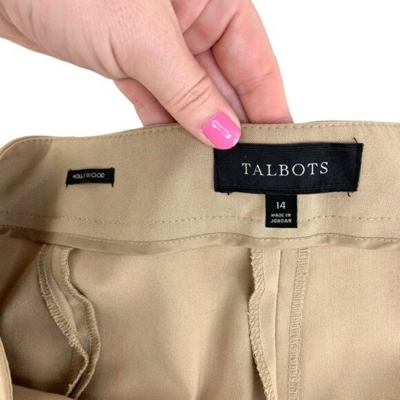 Talbots Hollywood Pants in Tan - Picture 5 of 6